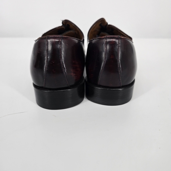 Mezlan Shoes Men 8.5M Andrew Burgundy Cordovan Oxford Calf & Deerskin Leather main image 9